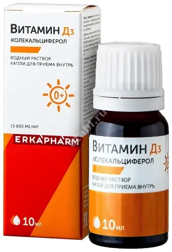 АКВА Д3 БЕБИ капли внутр. (фл.) 15 000МЕ - 10мл N1 (Фарматек, АРМЕНИЯ)
