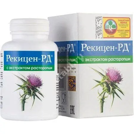 РЕКИЦЕН-РД Экстракт расторопши табл. 0.7г N90 (Ягодное Плюс, РФ)