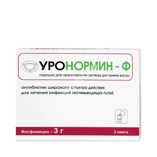 УРОНОРМИН-Ф пор. д/р-ра внутр. (пак.) 3г N2 (ОТИСИФАРМ, РФ)