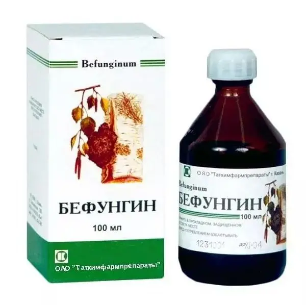БЕФУНГИН р-р д/внутр. прим. (фл.) 100мл N1 (Татхимфармпрепараты, РФ)