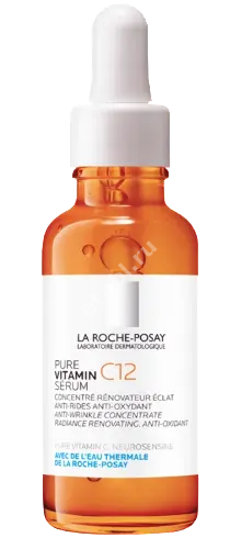 ЛЯ РОШ ПОЗЕ (LA ROCHE POSAY) Витамин С12 сыворотка для лица антиоксидантная д/обновления кожи 30мл (Лореаль, ФРАНЦИЯ)