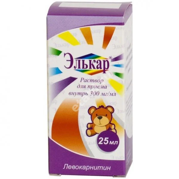 ЭЛЬКАР р-р д/внутр. прим. (фл.) 300мг/мл - 25мл N1 (ПИК ФАРМА, РФ)