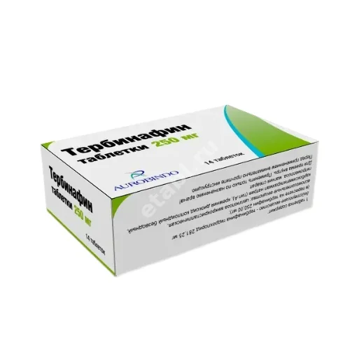 ТЕРБИНАФИН табл. 250мг N14 (Ауробиндо Фарма, ИНДИЯ)