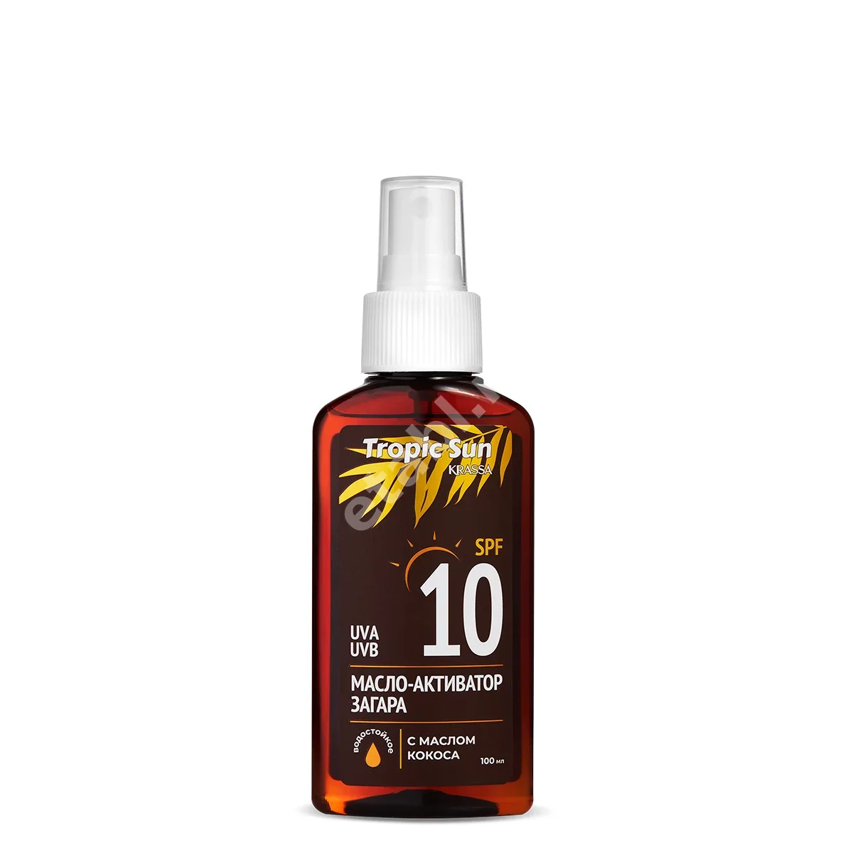 КРАССА (KRASSA) Tropic sun масло активатор загара SPF10 100мл (Красса-Косметикс, РФ)