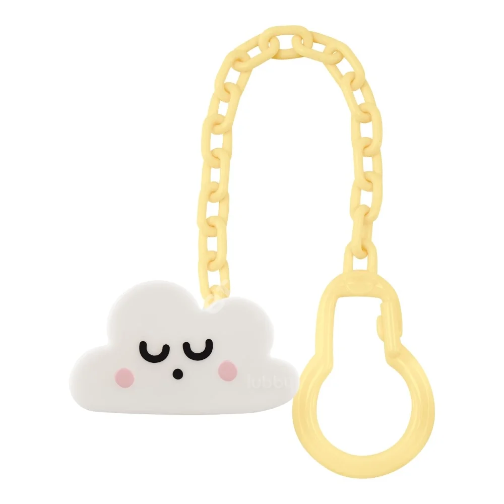 ЛАББИ (Lubby) держатель д/пустышки на цепочке 0м+ 28403 Облако (Нингбо Бейрксин Беби Аксессуар, КИТАЙ)