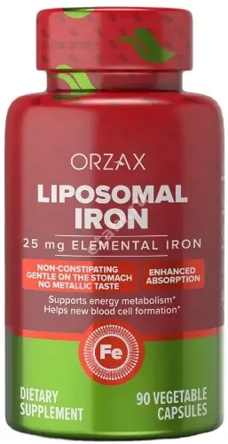 ЖЕЛЕЗО ЛИПОСОМАЛЬНОЕ Орзакс капс. 0.65г N90 (Бендер Саглик Хайзметлери Тик, ТУРЦИЯ)