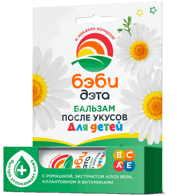 ДЭТА Беби бальзам после укусов насекомых 10мл (ХИМИК, РФ)