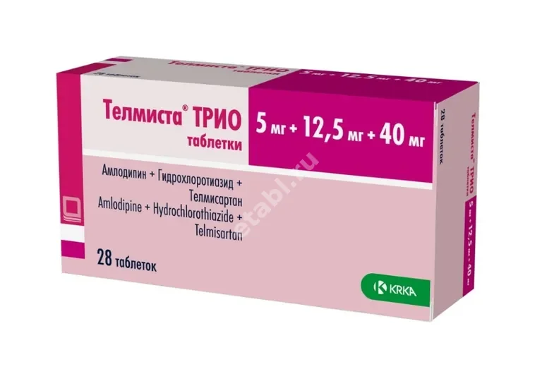 ТЕЛМИСТА Н табл. 12.5мг+40мг N28 (КРКА, СЛОВЕНИЯ)