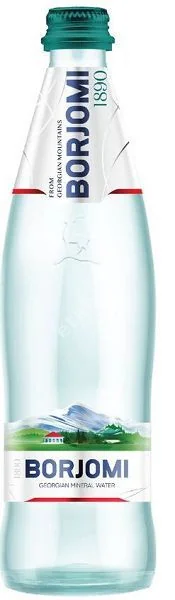ВОДА МИНЕРАЛЬНАЯ Боржоми газ. (бут. стекл.евровинт) 0.5л (Боржоми ИДС, ГРУЗИЯ)