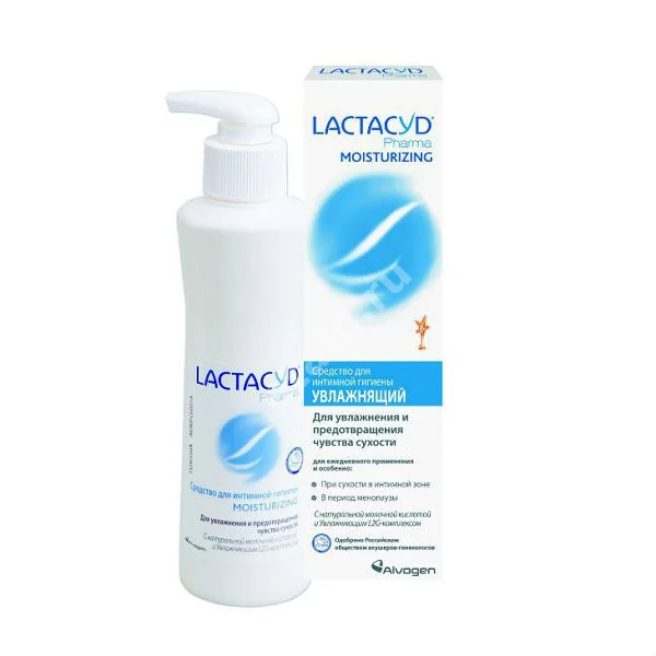 ЛАКТАЦИД ФАРМА Moisturizing ср-во для интимной гигиены увлаж (фл.) 250мл (Софарма, РФ/ФРАНЦИЯ)