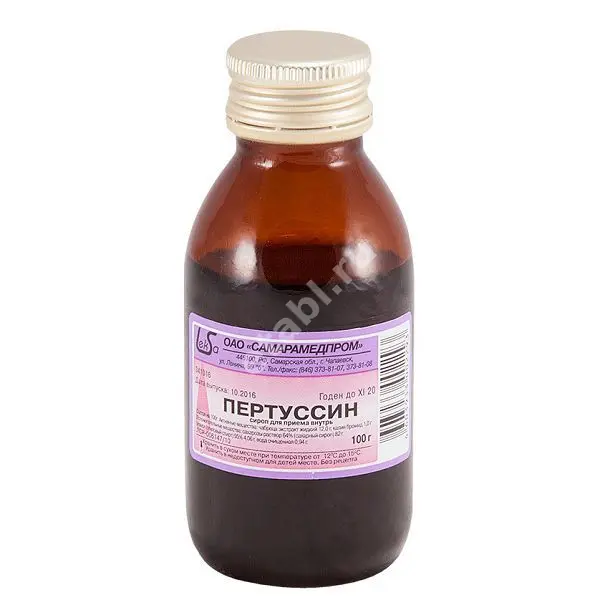 ПЕРТУССИН сироп (фл.) 100мл N1 (Самарамедпром, РФ)