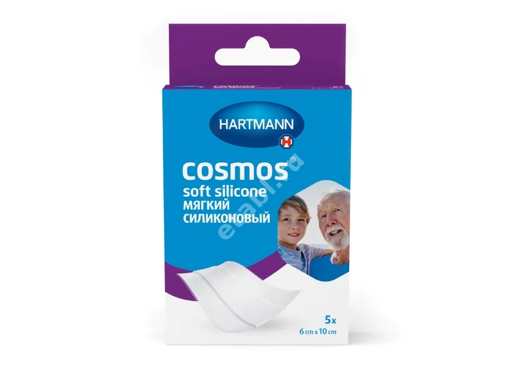 ПЛАСТЫРЬ бактерицид. Космос Софт Силикон неткан беж. 6х10см N5 (ПАУЛЬ ХАРТМАНН, ИСПАНИЯ)
