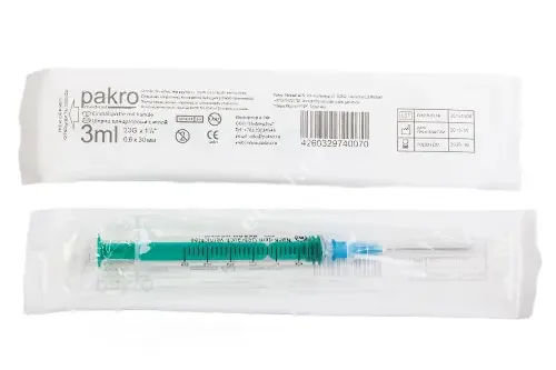 ШПРИЦ 3мл 3хкомп N10 (Пакро Полимер, ГЕРМАНИЯ)