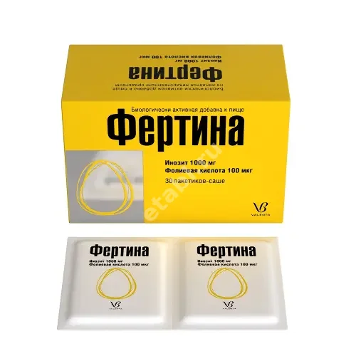 ФЕРТИНА пор. д/р-ра внутр. (саше) 3г N30 (ВАЛЕНТА, РФ/ИТАЛИЯ)