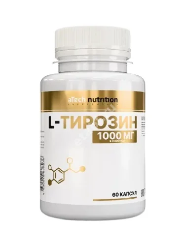 L-ТИРОЗИН Атеч Нутритион (aTech Nutrition) капс. 0.62г N30 (Арсенал Атлета, РФ)