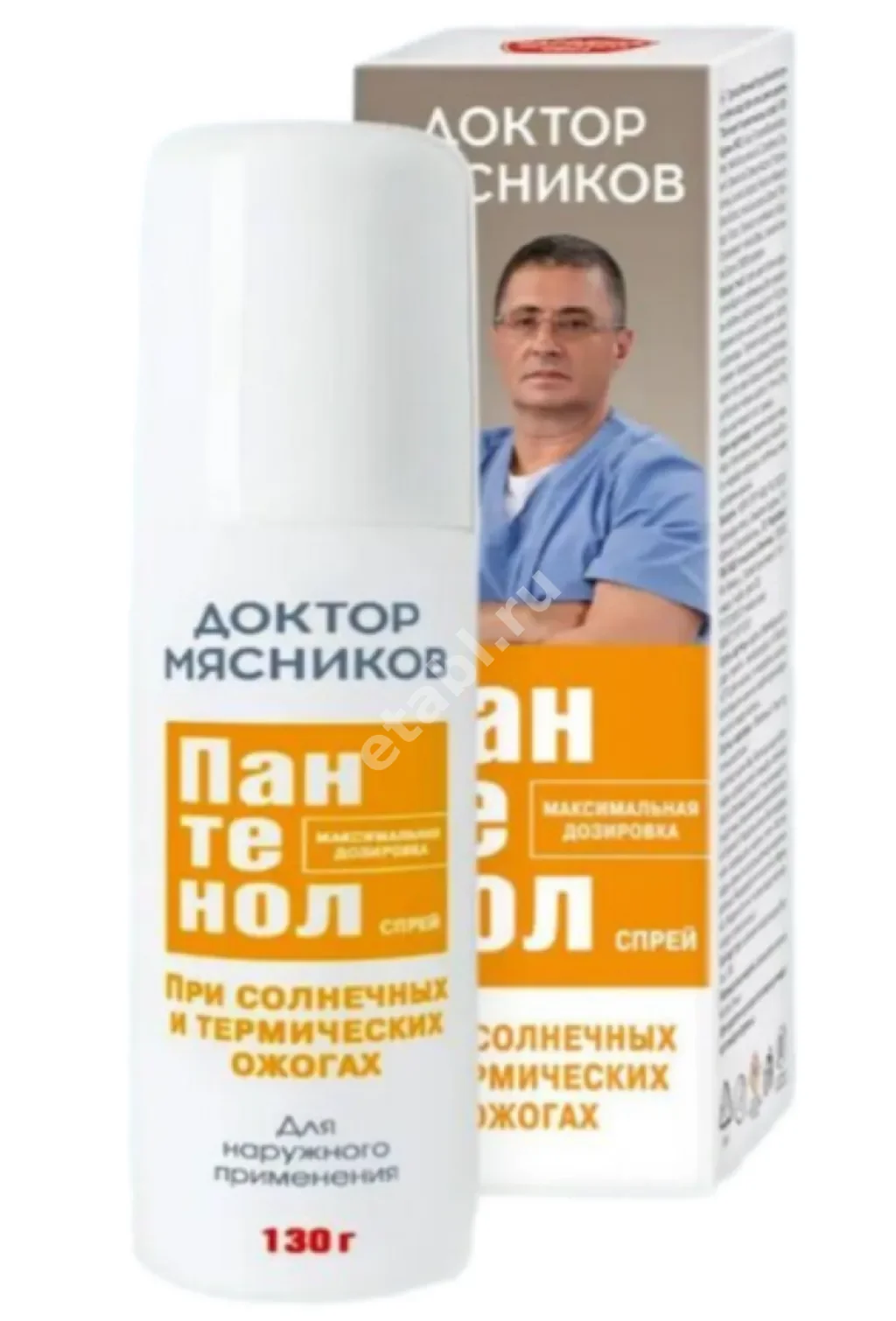 ПАНТЕНОЛ спрей пена (аэроз.) 5% - 130г N1 (Аэро-Про, РФ)