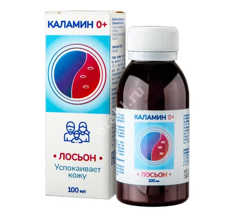 КАЛАМИН лосьон (фл.) 100мл N1 (МИРРОЛЛА, РФ)