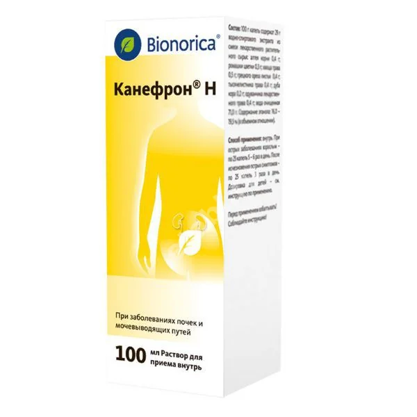 КАНЕФРОН Н капли внутр. (фл.) 100мл N1 (Бионорика СЕ, ГЕРМАНИЯ)
