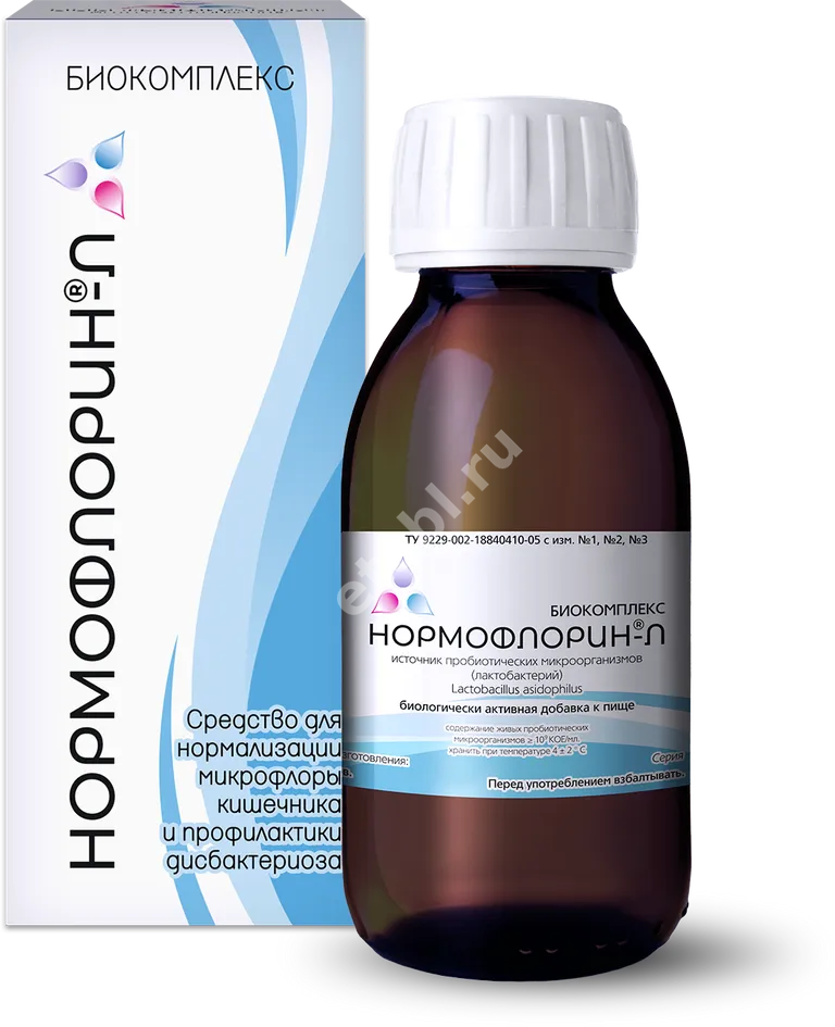 НОРМОФЛОРИН-Л Биокомплекс р-р д/внутр. прим. 250мл N1 (Бифилюкс, РФ)