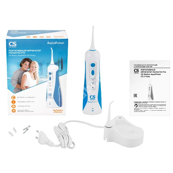 ИРРИГАТОР СиЭс Медика AquaPulsar для полости рта арт.CS-3 Easy (СИЭС МЕДИКА, КИТАЙ)