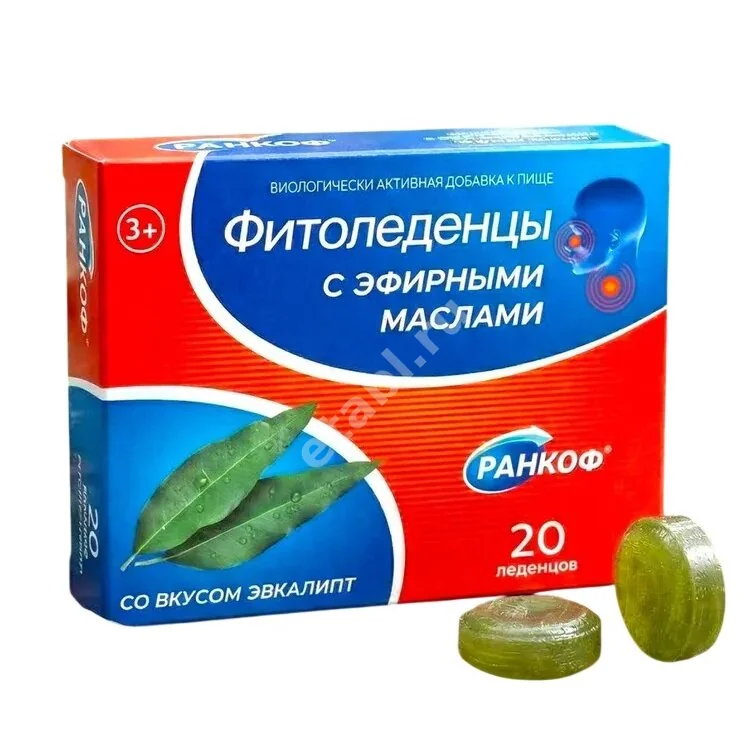 РАНКОФ фитоледенцы 3.25г N20 Эвкалипт (Профит-фарм, РФ)