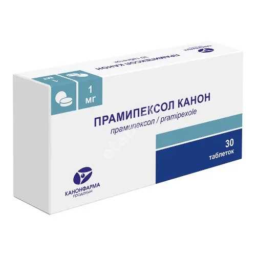 ПРАМИПЕКСОЛ табл. 1мг N30 (КАНОНФАРМА, РФ)