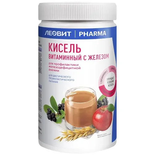 ЛЕОВИТ кисель Витаминный/Железо 400г (ЛЕОВИТ, РФ)