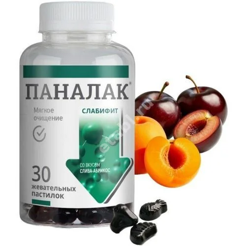 ПАНАЛАК СЛАБИФИТ табл. жев. 0.5г N30 (Фармгрупп, РФ)