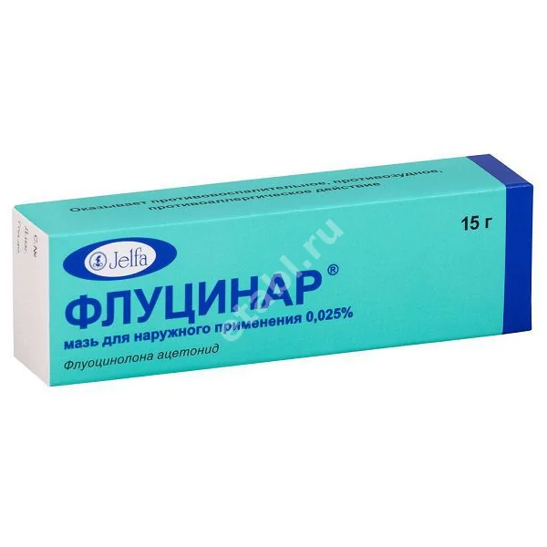 ФЛУЦИНАР мазь (туба) 0.025% - 15г N1 (БАУШ ХЕЛС, ПОЛЬША)