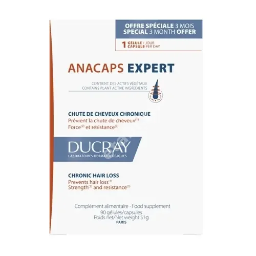 ДЮКРЭ (DUCRAY) Анакапс Эксперт капс. 0.569г N90 (ПЬЕР ФАБР, ФРАНЦИЯ)
