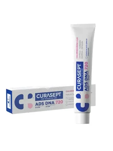 КУРАСЕПТ ADS DNA 720 зубная паста 0.2% хлоргексидин 75мл Мята (Курасепт С.п.а., ИТАЛИЯ)