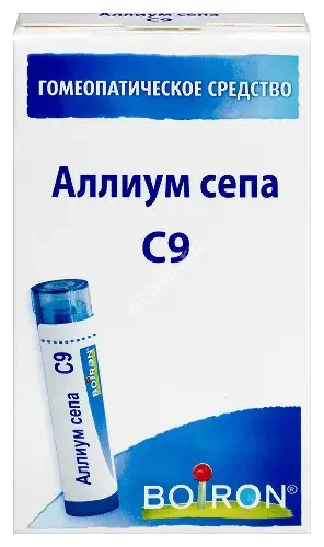 АЛЛИУМ СЕПА С9 гран. гомеопат. 4г N1 (Буарон Лаб, ФРАНЦИЯ)