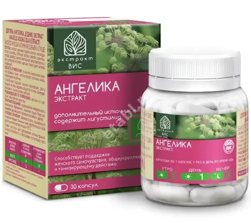 АНГЕЛИКА ЭКСТРАКТ капс. 0.73г N30 (Вис, РФ)