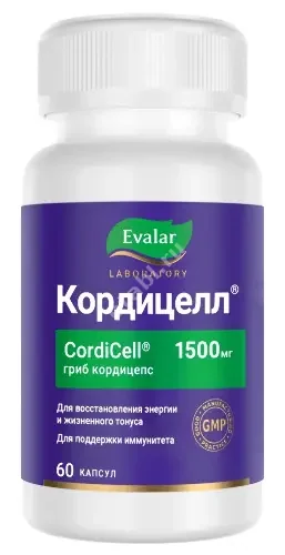 КОРДИЦЕЛЛ капс. 30мг - 0.5г N60 (ЭВАЛАР, РФ)