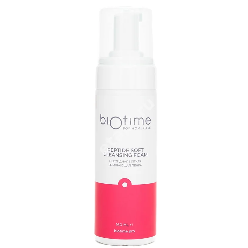 БИОТАЙМ (BIOTIME) For Home Care пенка Пептидная 160мл (НОВЫЕ ТЕХНОЛОГИИ, РФ)