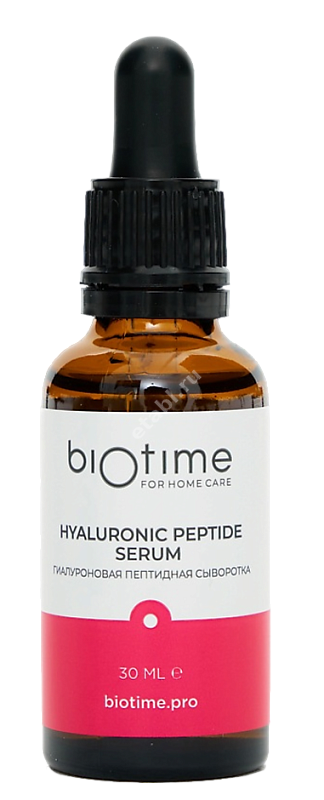 БИОТАЙМ (BIOTIME) For Home Care сыворотка гиалуроновая пептидная 30мл (НОВЫЕ ТЕХНОЛОГИИ, РФ)