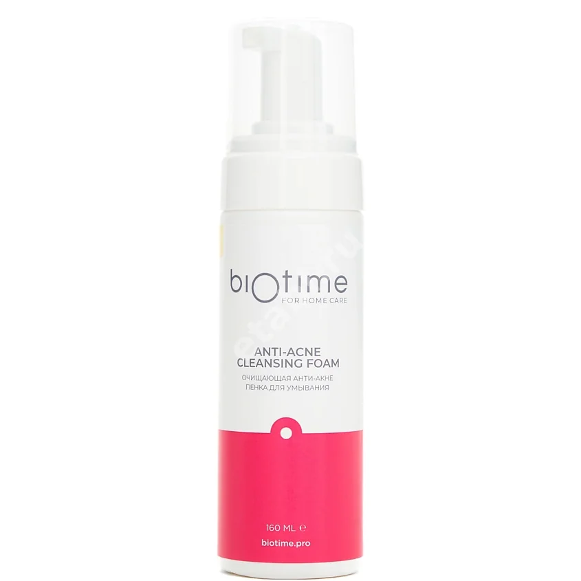 БИОТАЙМ (BIOTIME) For Home Care пенка очищающая Anti Acne 160мл (НОВЫЕ ТЕХНОЛОГИИ, РФ)