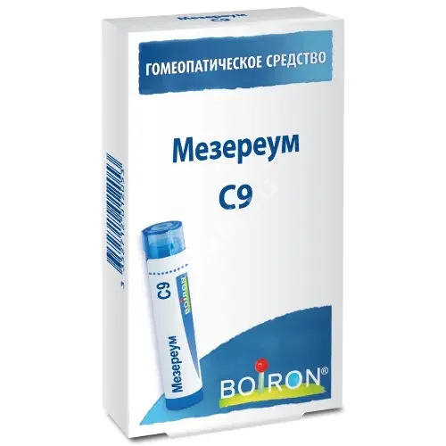 МЕЗЕРЕУМ С9 гран. гомеопат. 4г N1 (Буарон Лаб, ФРАНЦИЯ)