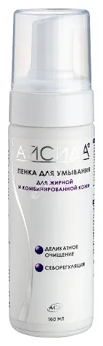 АЙСИДА пенка д/умывания д/жирн/комбинир кожи 160мл (Агроветзащита НПЦ С-П ООО, РФ)