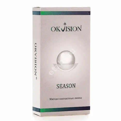 ЛИНЗЫ КОНТАКТНЫЕ Okvision Season 2шт традиц 3мес дневн б/цв -5.50 8.6 (Нью Био , РЕСПУБЛИКА КОРЕЯ)
