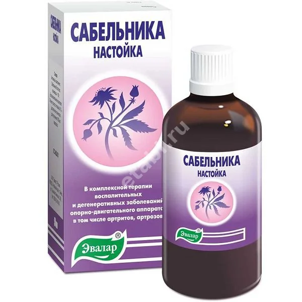 САБЕЛЬНИК настойка (фл.) 50мл N1 (ЭВАЛАР, РФ)