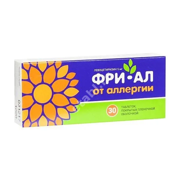 ФРИ-АЛ табл. п.п.о. 5мг N30 (Алси Фарма , РФ)