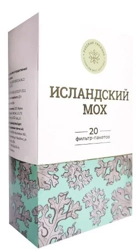 ИСЛАНДСКИЙ МОХ (фильтр-пак.) 1.5г N20 (Здоровье Фирма, РФ)