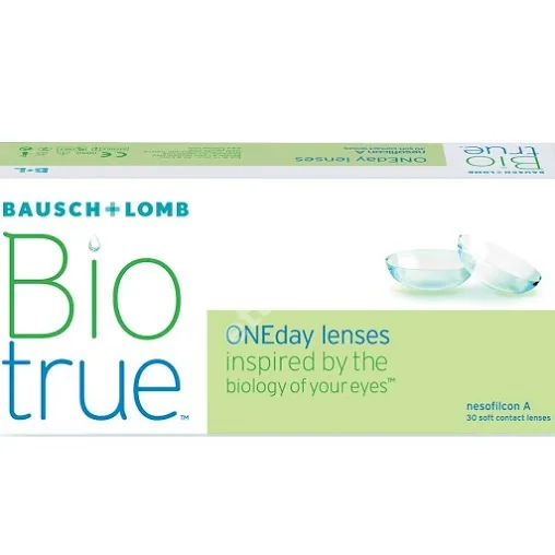 ЛИНЗЫ КОНТАКТНЫЕ Bausch+Lomb Biotrue Oneday 90шт традиц 1день б/цв -4.25 8.6 (Бауш энд Ломб Инкорпорейтед, ФРАНЦИЯ)