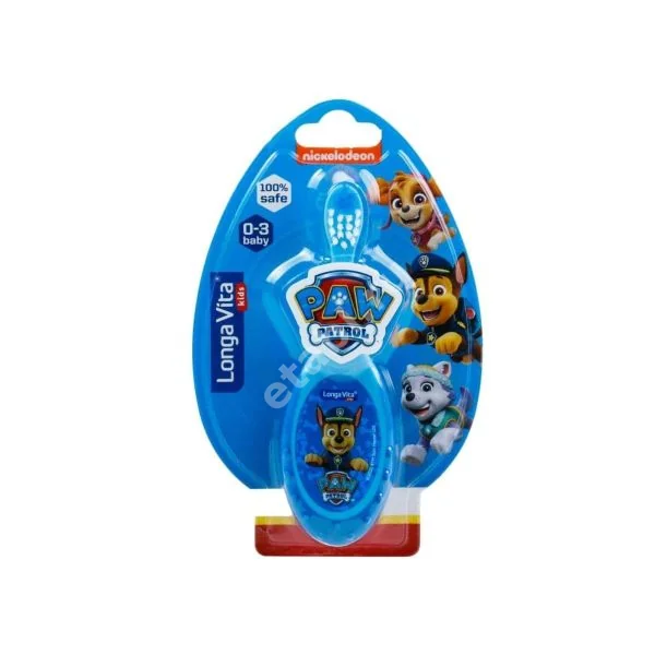 ЛОНГА ВИТА Paw Patrol зубная щетка д/детей 0-3лет арт.Т-1057 (Янгжоу Сай Ти Брашиз, КИТАЙ)