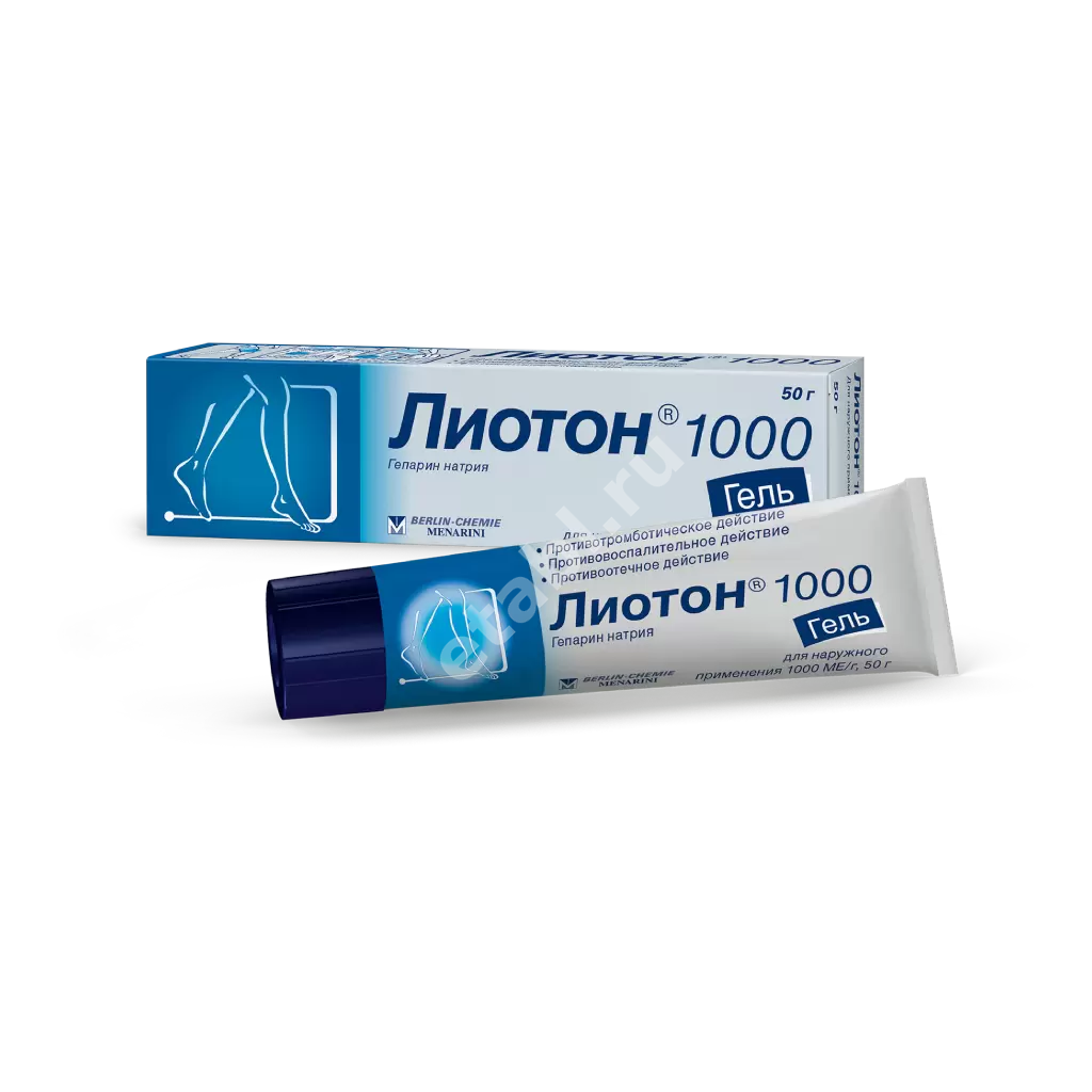 ЛИОТОН 1000 гель 50г N1 (БЕРЛИН ХЕМИ, ИТАЛИЯ)