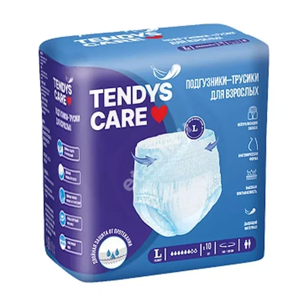 ТЕНДИ (TENDYS CARE) трусы-подгузники д/взрослых р.L 100-150см N10 (Цюаньчжоу Тхеньцзяо Лэди Энд Бэйбис Хайджин Сапплай Ко ЛТД., КИТАЙ)