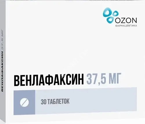 ВЕНЛАФАКСИН табл. 37.5мг N30 (ОЗОН, РФ)
