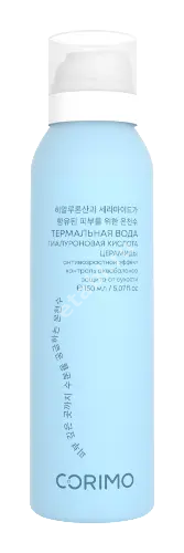 КОРИМО (CORIMO) термальная вода для лица/тела Гиалуроновая кислота/Церамиды 150мл (Гуанчжоу Баймэй Косметикс, КИТАЙ)