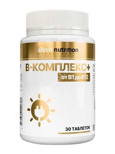 В-КОМПЛЕКС+ Атеч Нутритион (aTech Nutrition) табл. 0.25г N30 (Арсенал Атлета, РФ)
